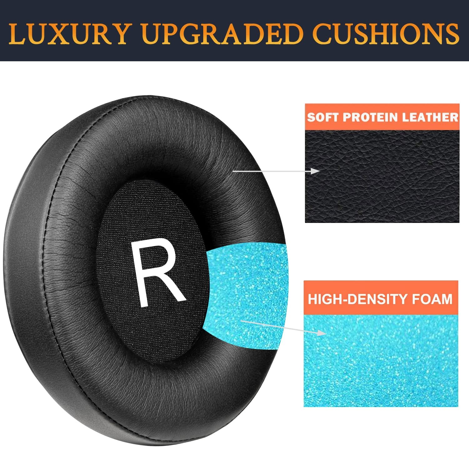 Ear Pads Cushions Replacement Earpads for AKG Pro Audio K52 K72 K92 K240 K241 K271 K272 K550 K551 K553 S MKII MK2
