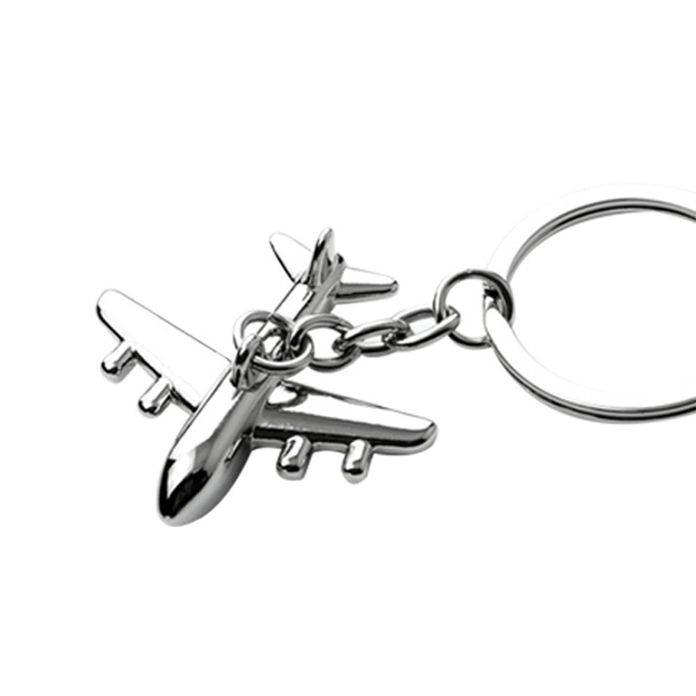 Custom Metal Aircraft Model Keychain Accessories Alloy Commemorative Gift Airplane Shaped Pendant Keychains