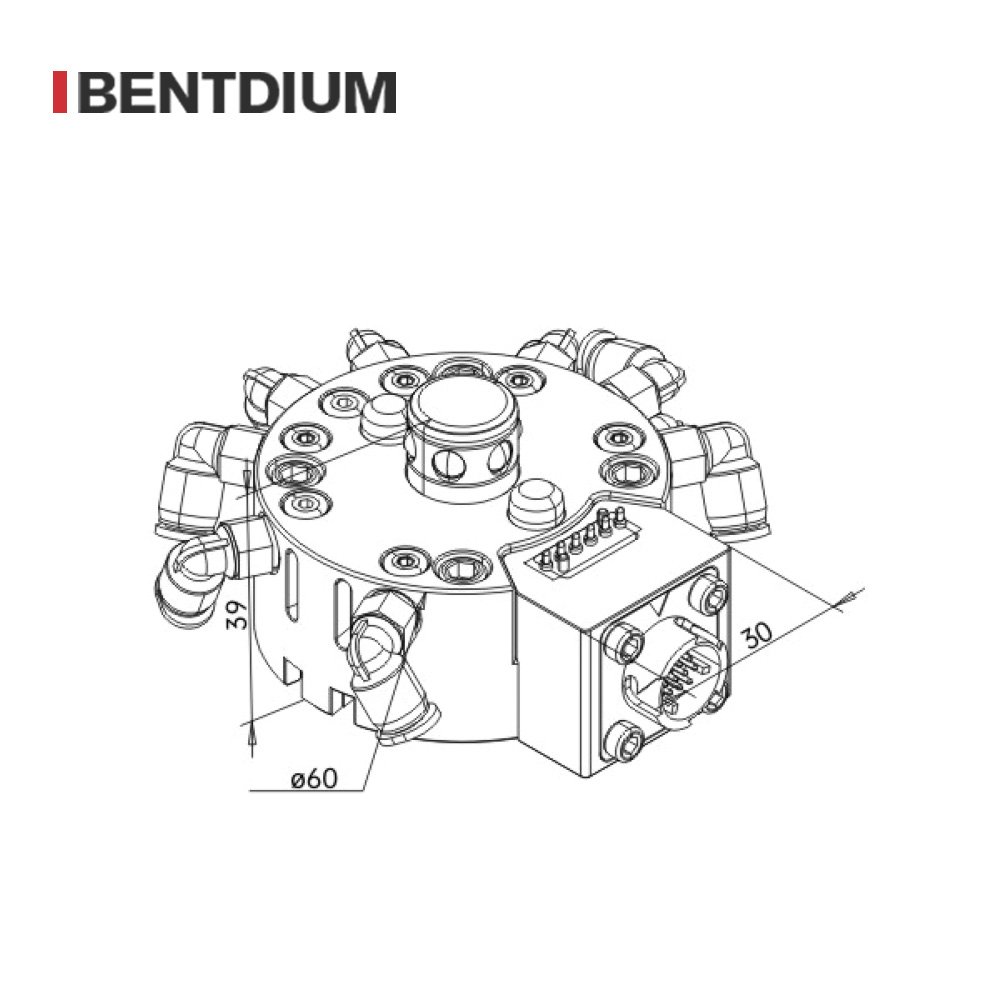 End of Arm Quick Changer Plastic Injection Molding Spare Parts Robot Robotic Tool Changer