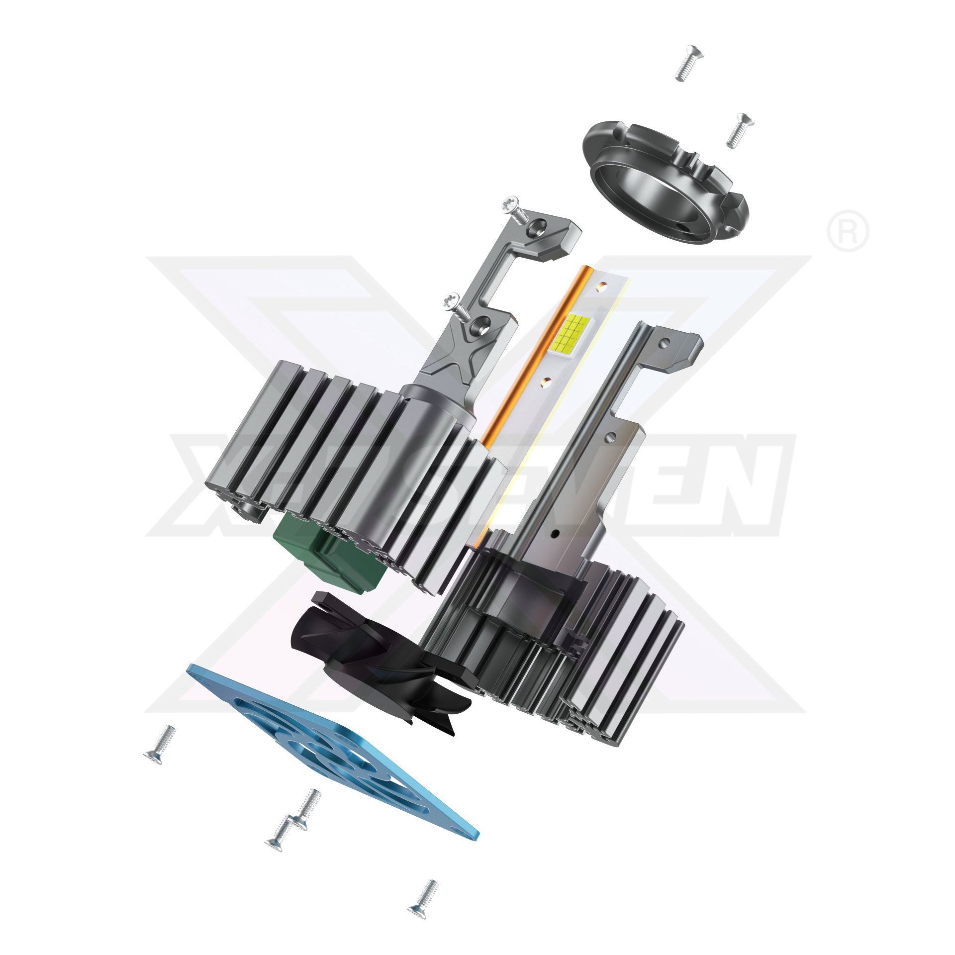 X-7SEVEN HID to LED D1S D1R D2S D2R D3S D3R D4S D4R D5S D8S Good Price 1:1 Design D Series LED Headlight Bulb Xenon Replacement