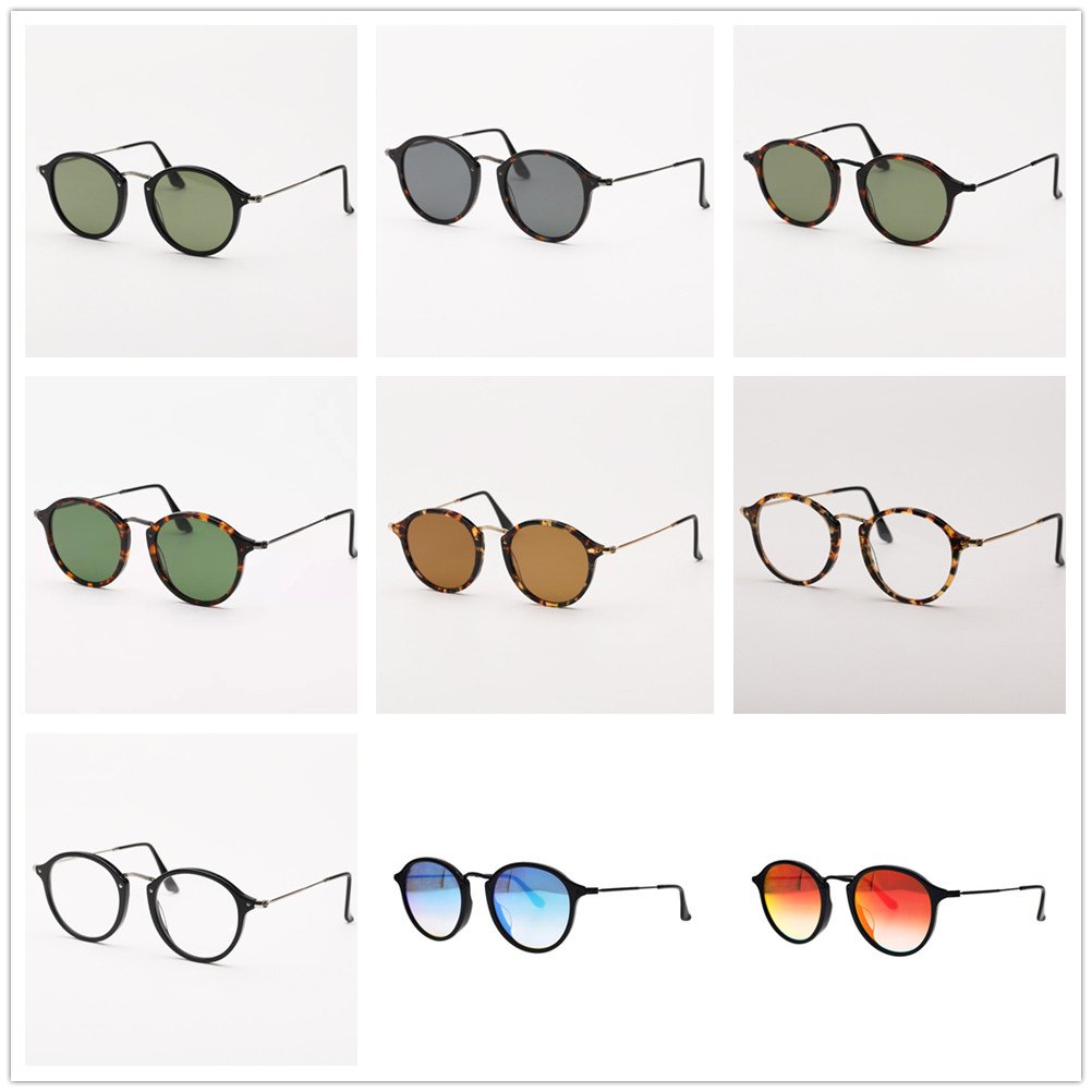 Popular Outdoor Pilot Aviation Pilot Round Shape Sun Glasses Best Selling Eyewear Luxury Ray 2447 Sunglasses for Shopping Gifts