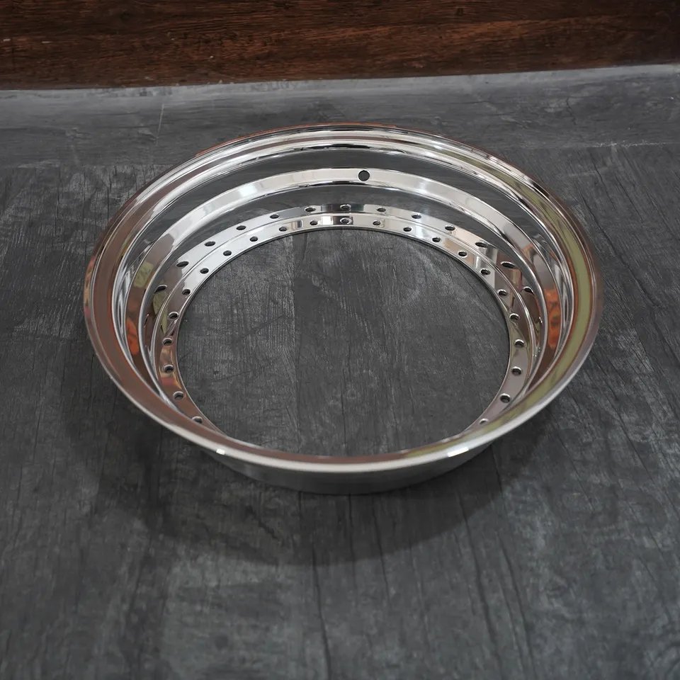 Custom Hot Sale 15 16 17 18 19 20 21 22 23 24 25 26 Inch 3 Piece Forged Wheel Outer Rim Lip