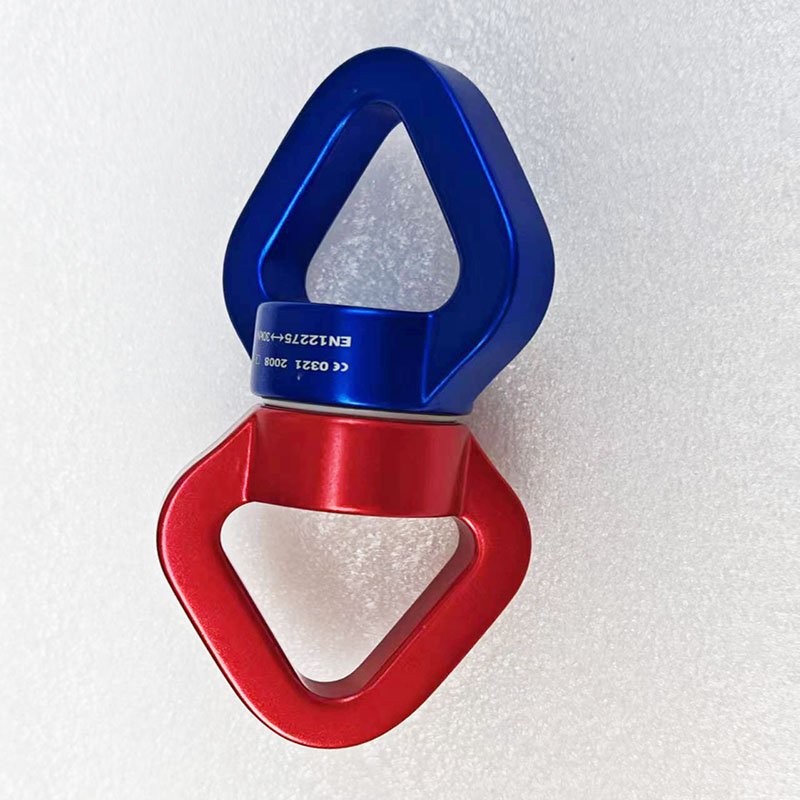 High Quality 30KN Yoga/Hammock Pilates Accessories Aviation Aluminum Alloy Carabiner Swivel Swing Safety Device
