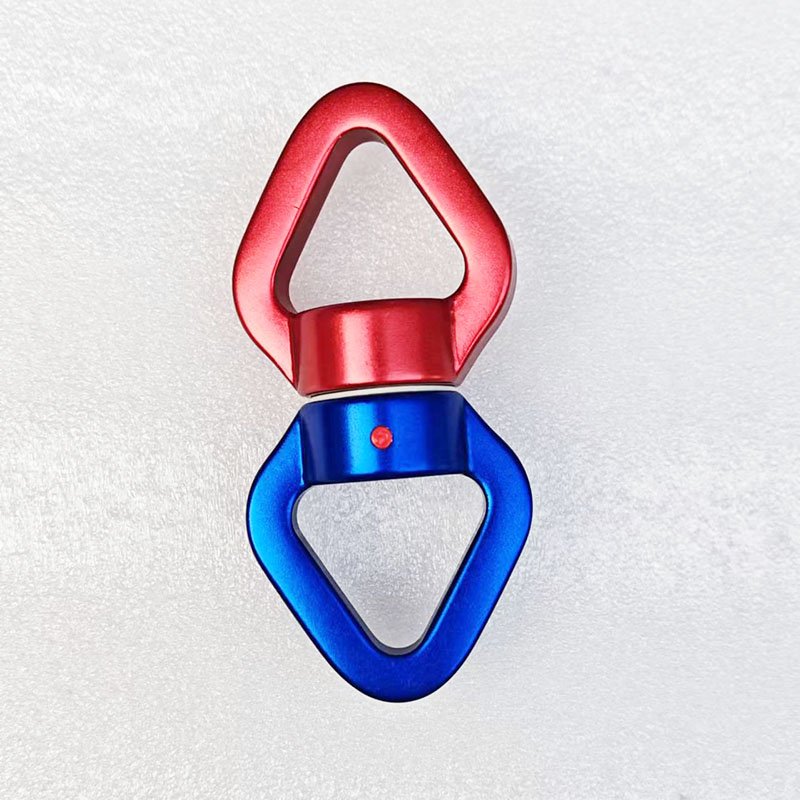 High Quality 30KN Yoga/Hammock Pilates Accessories Aviation Aluminum Alloy Carabiner Swivel Swing Safety Device