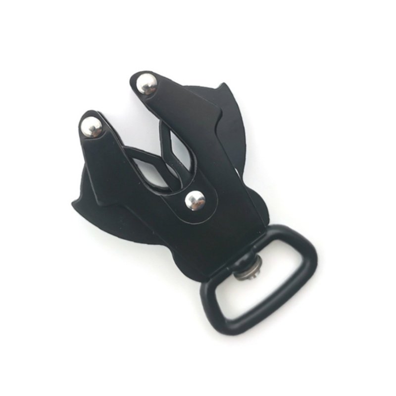 Wholesale New Materials Metal Swivel Frog Clip Safety Harness Collar Aluminum Buckle Dog Pet Carabiner Hook