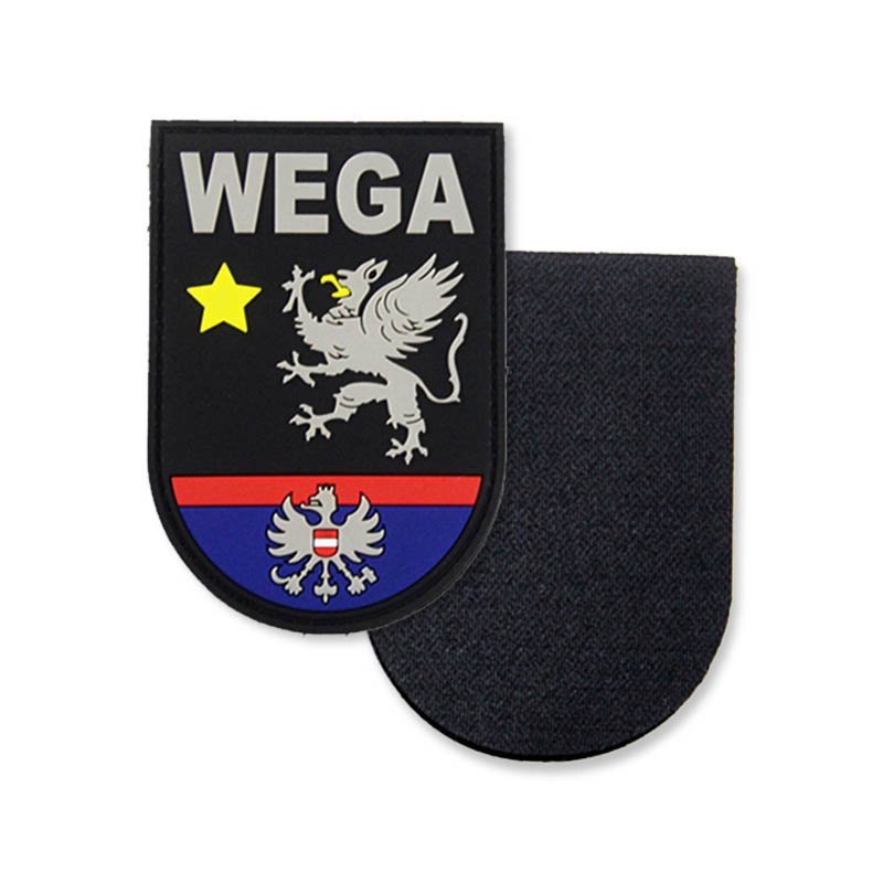 Custom Waterproof Aviation Patches Soft Pvc Rubber Security Logo Rank Patch for Hat