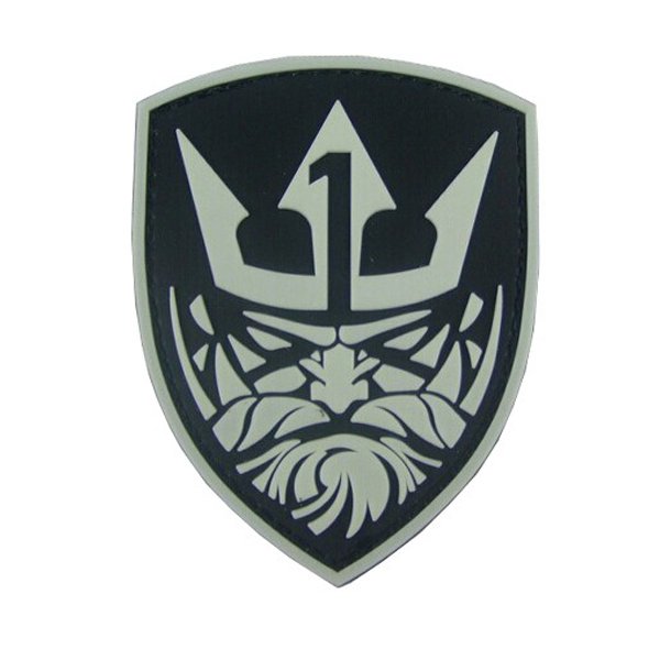 Custom Waterproof Aviation Patches Soft Pvc Rubber Security Logo Rank Patch for Hat
