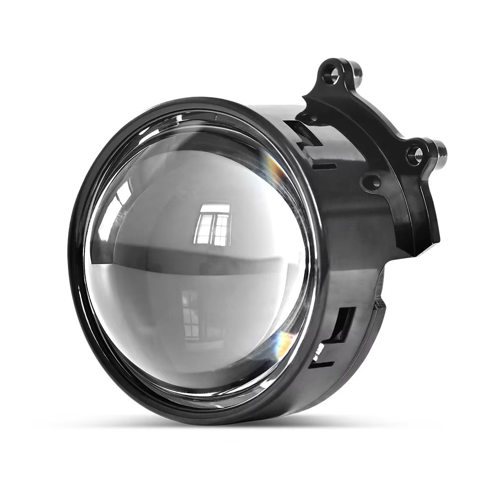 Hot Sale 12V LED Headlights New Glass Car Light Accessories with Blinking Function and Picture-Changing Capabilities