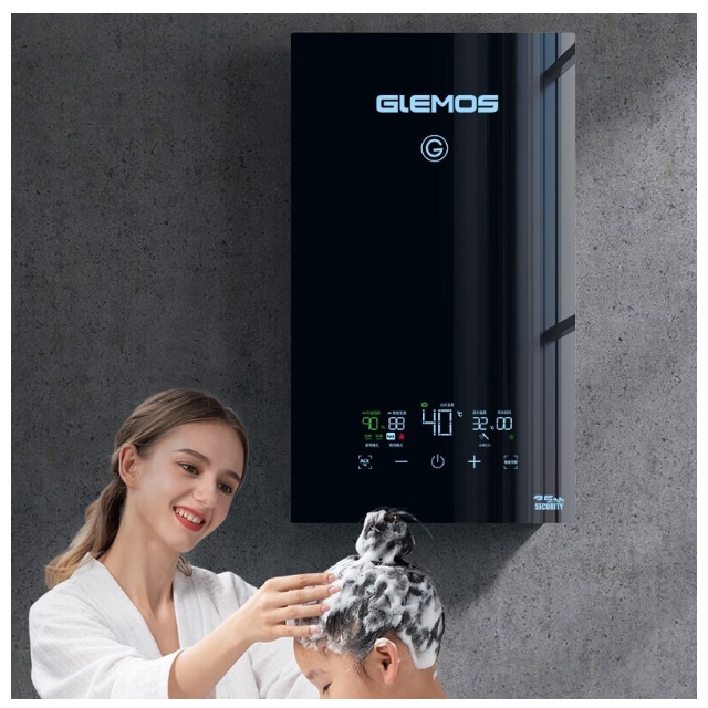Smart Small Bathroom Smart Instant Electric Water Heater 9kw Tankless Instant Water Heater for Kitchen Home Shower