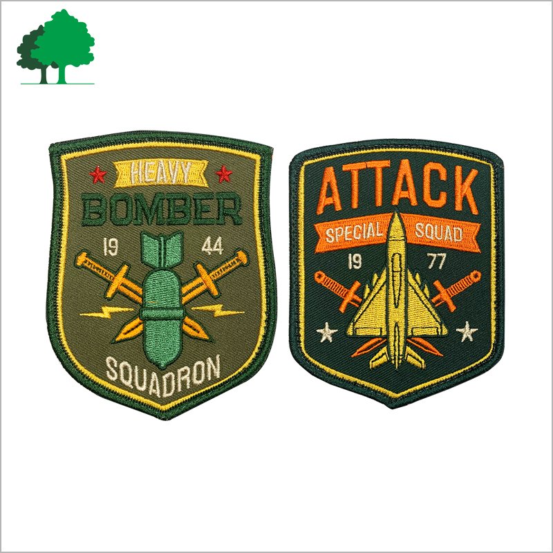 Factory High Quality Heat Seal Machine Customization Embroidery Patches Shoulder Patches Eagle Patches
