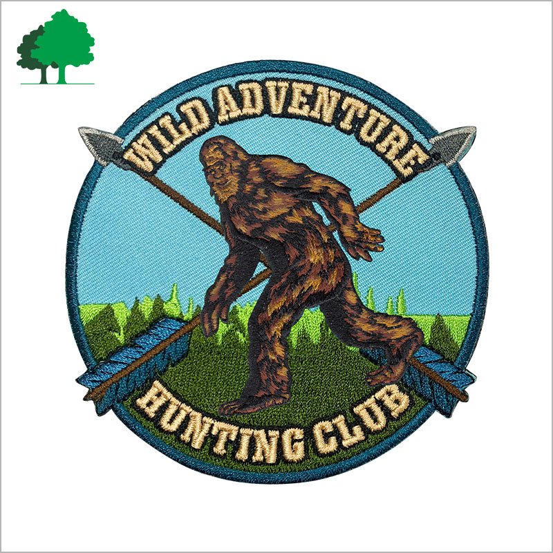 Factory High Quality Heat Seal Machine Customization Embroidery Patches Shoulder Patches Eagle Patches