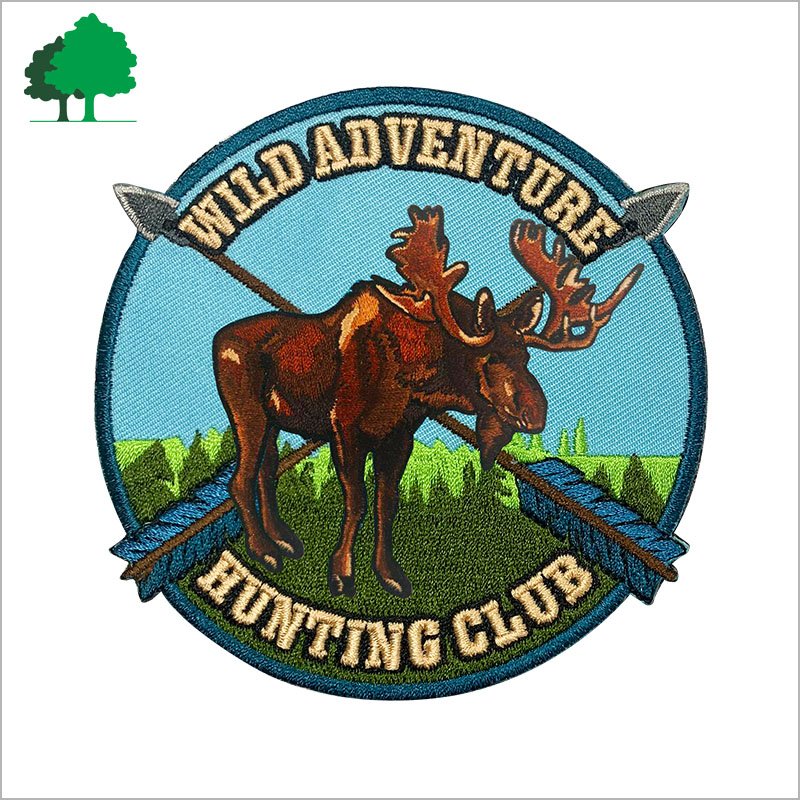 Factory High Quality Heat Seal Machine Customization Embroidery Patches Shoulder Patches Eagle Patches