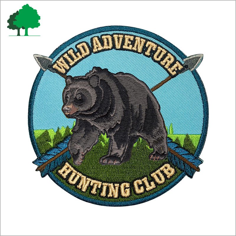 Factory High Quality Heat Seal Machine Customization Embroidery Patches Shoulder Patches Eagle Patches