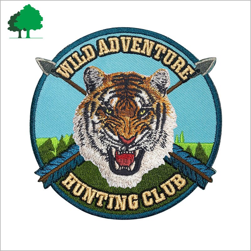 Factory High Quality Heat Seal Machine Customization Embroidery Patches Shoulder Patches Eagle Patches