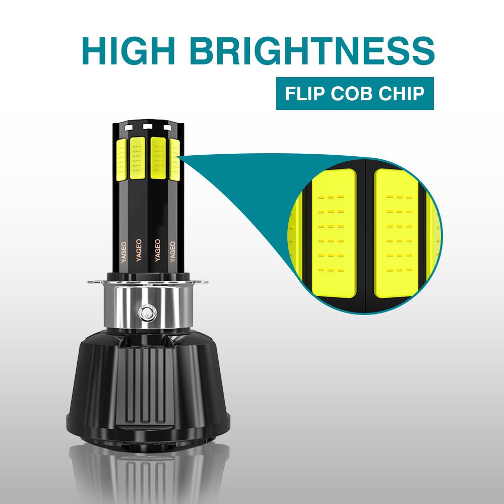 MOTOLED Motorcycle Bulbs Headlight Built in Driver for Bajaj 100 150 Ct100 Boxer Pulsar 180