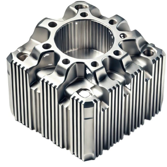 Custom Precision 5-axis CNC Machined Aluminum Parts For Aerospace Automotive ISO 9001 Certification And 24-hour Prototyping