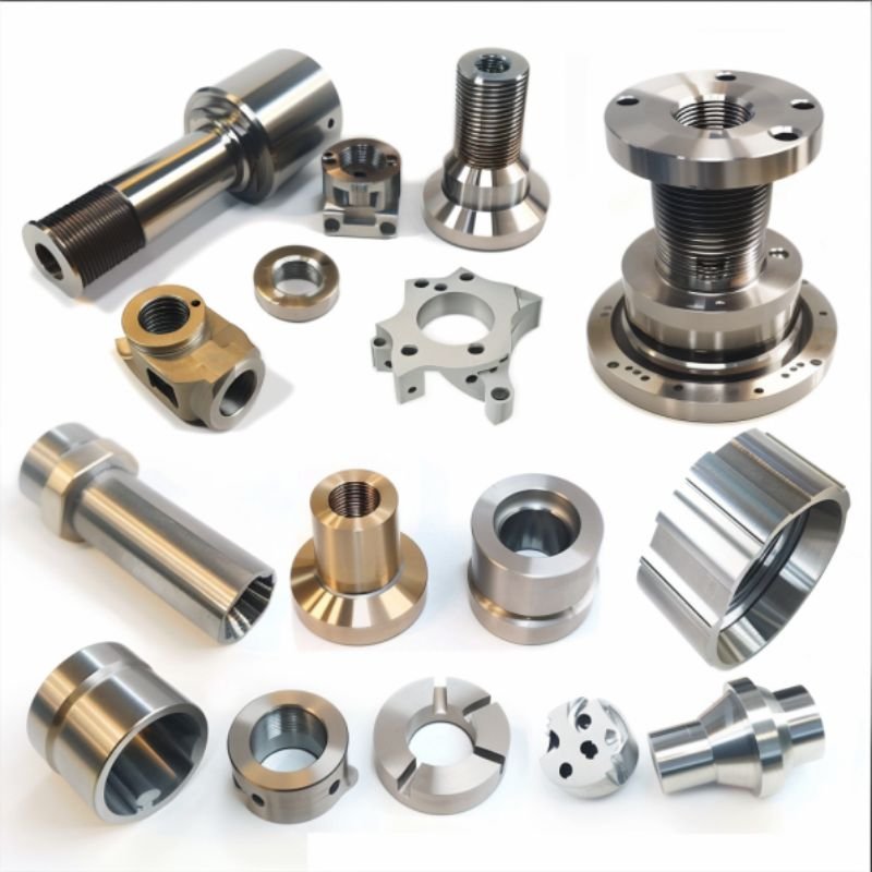 CNC Electric Parts and Accessories Aircraft Engine Parts Steel and Aluminum CNC Turned Parts Manufacturing
