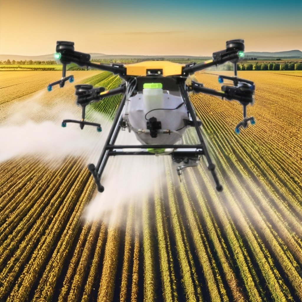 Intelligent Electric Agricultural Drone Heavy Load Plant protection UAV for Granular Pesticide Spraying