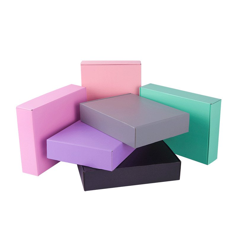 Private Label Logo cardboard mailer box Printed color Mailer Box Wholesale printed unique corrugated shipping boxes