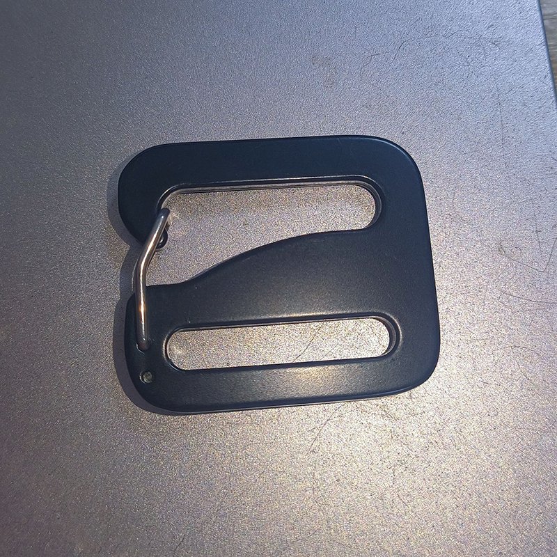 Metal G Hooks Gatekeeper Lock Buckle Outdoor Bags Backpack Strap Adjuster Aluminium Spring G Buckle for Webbing 25mm