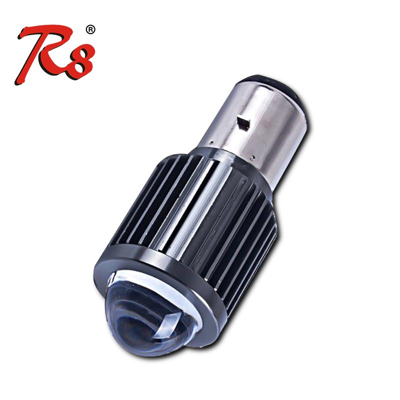 Mini Projector Lens Motorcycle Headlight Led Hi/Lo Beam Ba20d Led 4800LM H4 H6 Led Headlight Signal Fog Light Bulbs 3000K 6000K