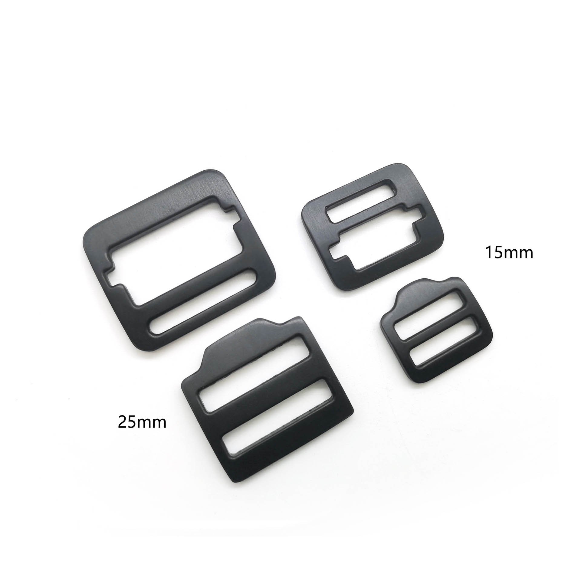 Hot Sale Aviation Aluminum Handbag Hardware Strap Metal Tri Glide Slider Ring Adjuster Tri-glide Buckle for Bag Strap