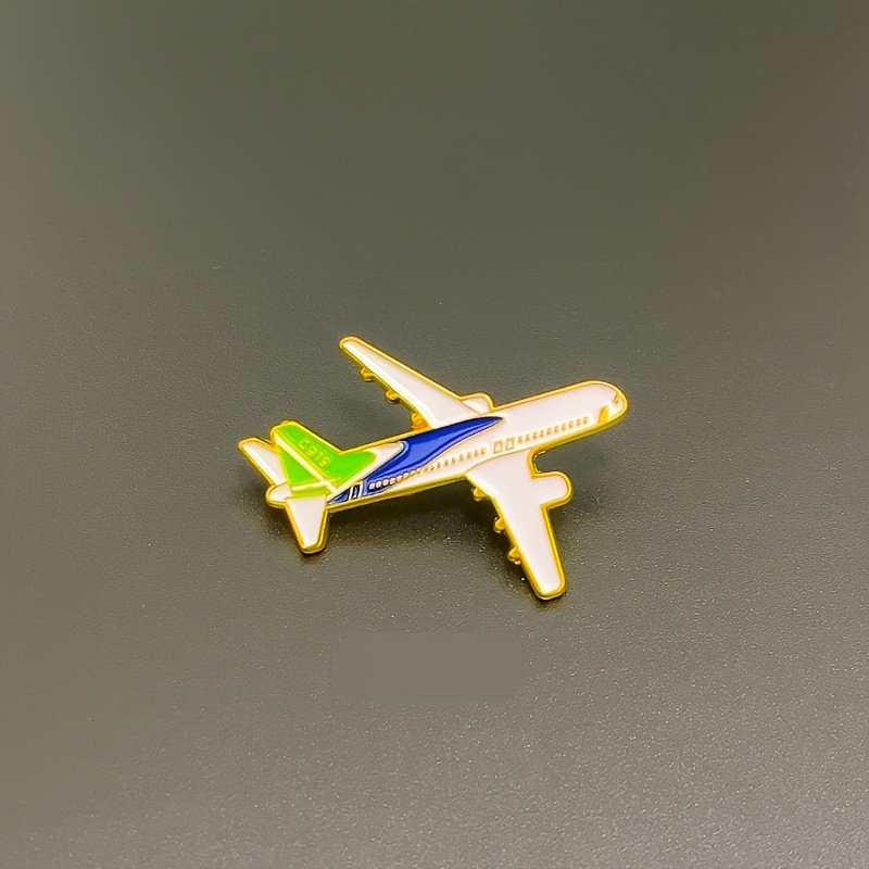 Custom Alloy Airplane Pin Set Aviation Souvenir Enamel Craft for Gift Room Decoration Display Accessories
