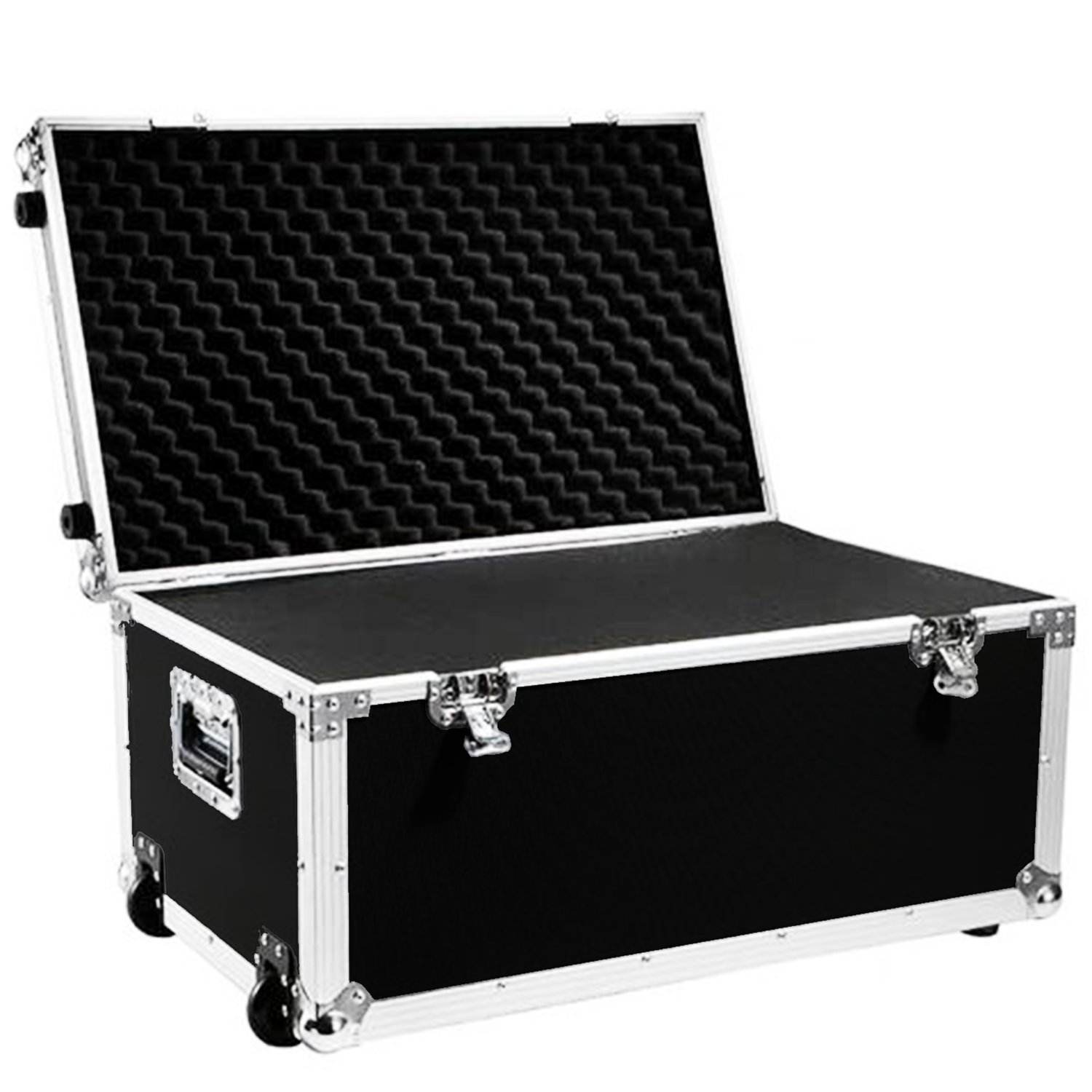 China Manufacturer Ningbo Factory Custom Large Dimension Durable Aluminum Flight Traveling Transportation Case With Wheels