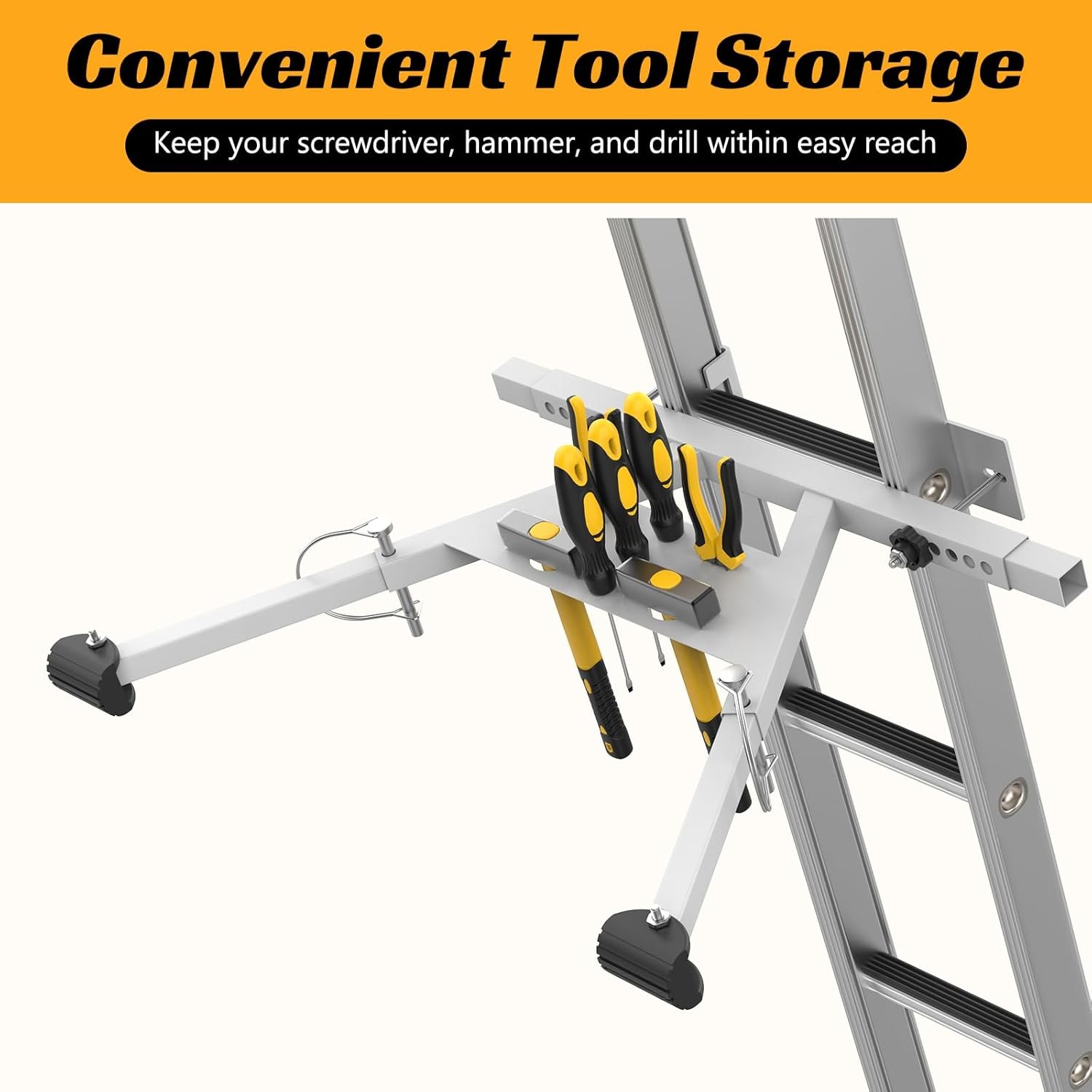 Adjustable and Versatile Ladder Stabilizer Extension Ladder Stabilizer for Roof Wall
