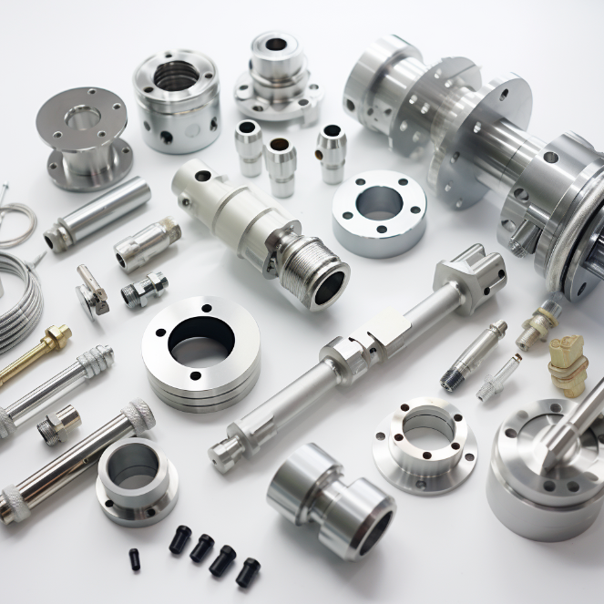 Customized CNC Machined Aluminum Alloy Metal Parts For Aerospace Automotive Industrial Applications