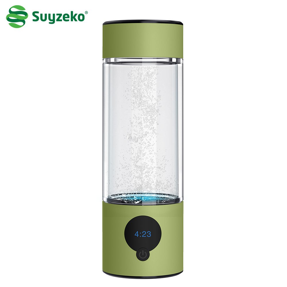 Suyzeko 2025 New Design 330ml Hydrogen Water Bottle Spe Pem Hydrogen Bottle 3 in 1 Hydrogen Cup 6000ppb+