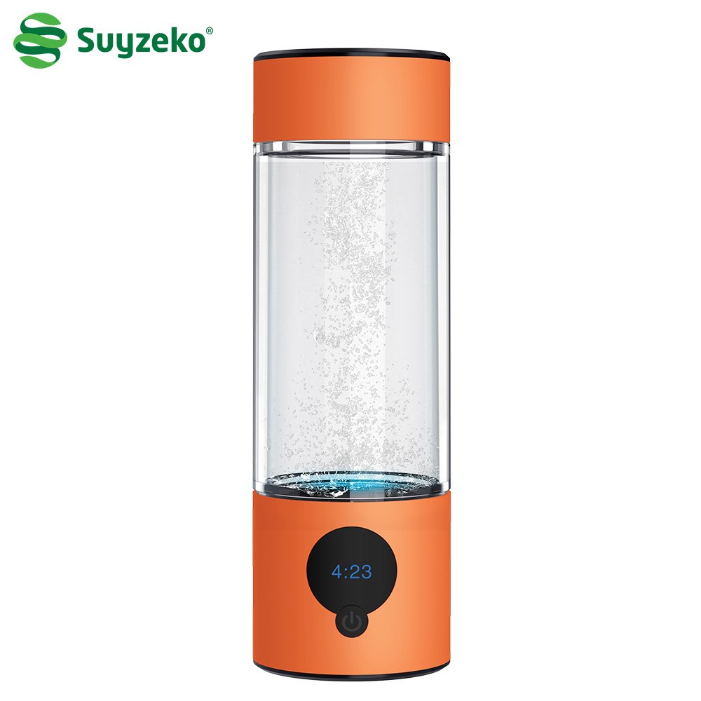 Suyzeko 2025 New Design 330ml Hydrogen Water Bottle Spe Pem Hydrogen Bottle 3 in 1 Hydrogen Cup 6000ppb+