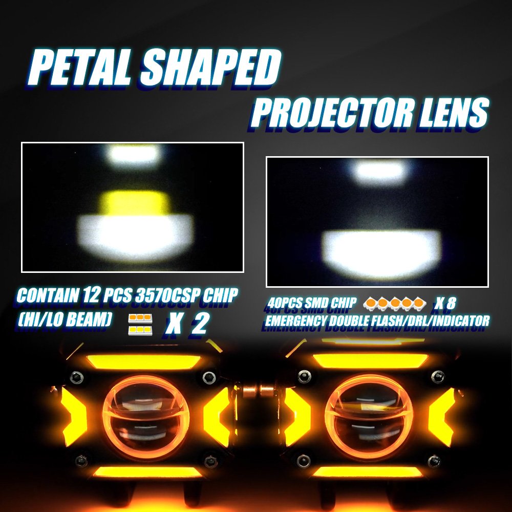 MOTOLED Motorcycle Auxiliary Lights Headlight for yamaha R15 V2 Led Accessories