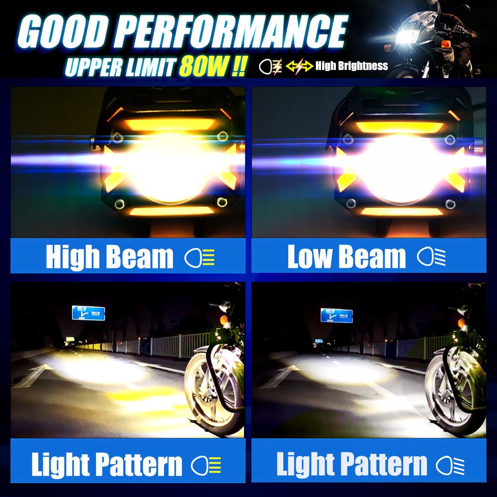 MOTOLED Motorcycle Auxiliary Lights Headlight for yamaha R15 V2 Led Accessories