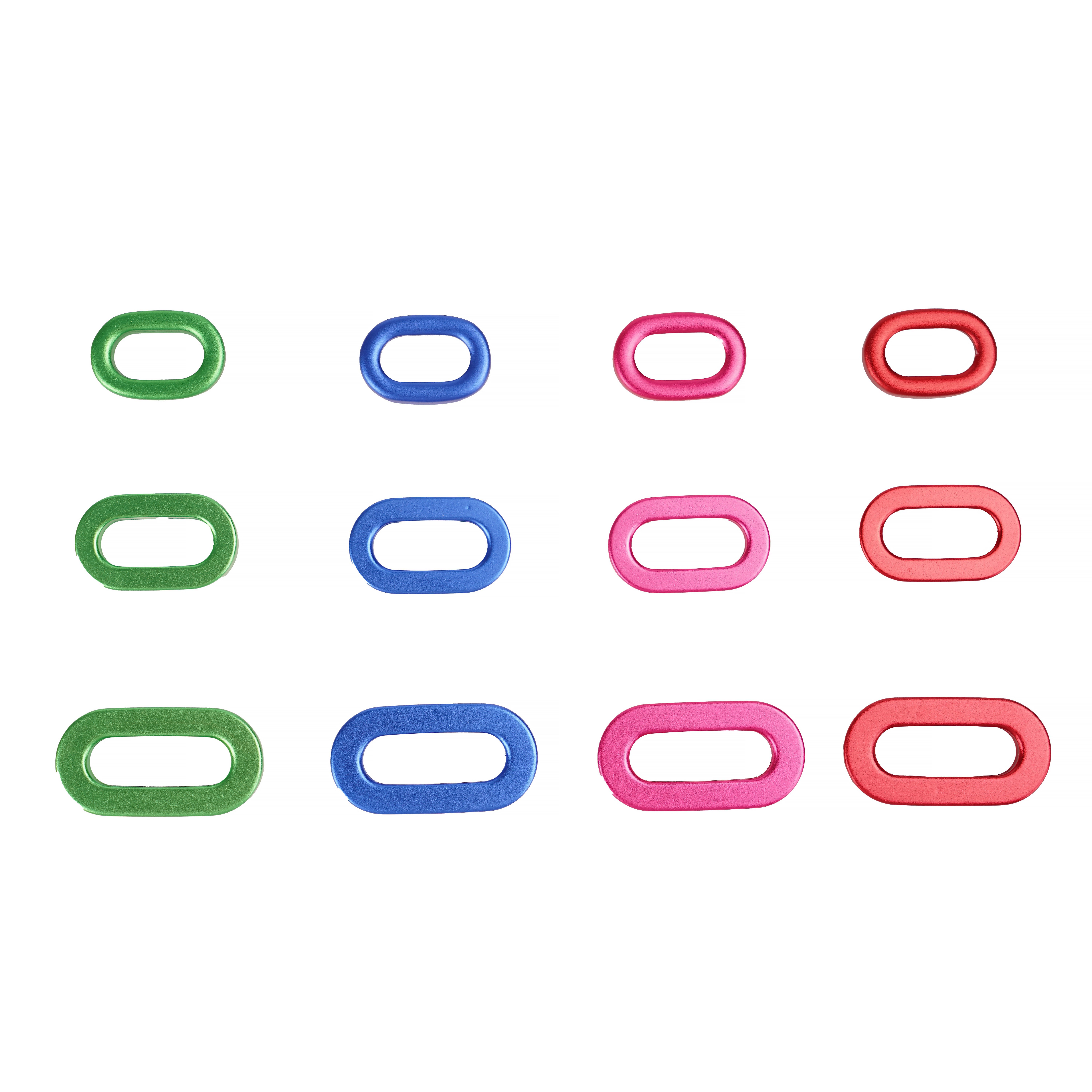 Metal Accessories Oval Eyelets Alloy O Ring Metal Buckles for Pet Harness D Ring Buckle for Bag Pet Collar