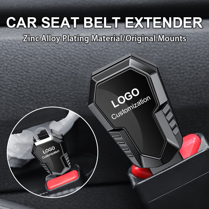 Support Customization All Car Logo Car Seat Belt Buckles Clip Accessories