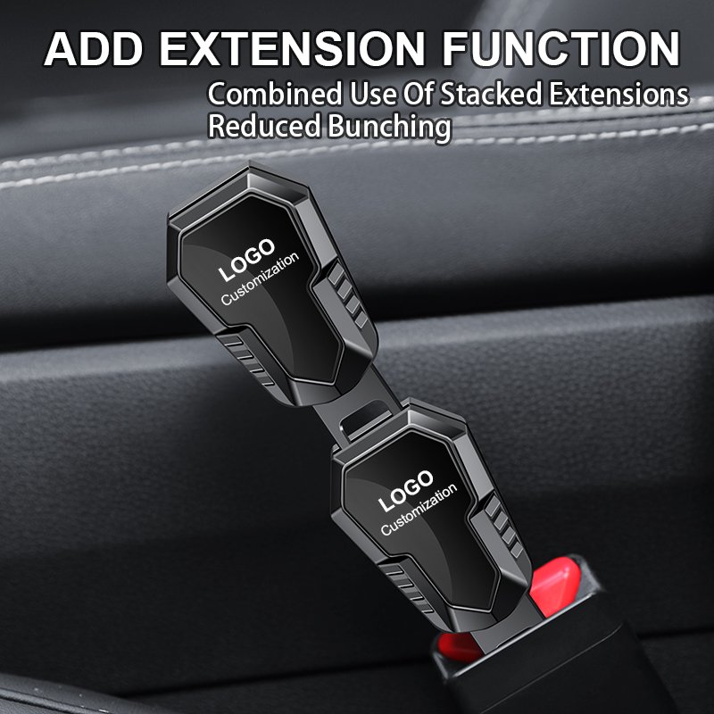 Support Customization All Car Logo Car Seat Belt Buckles Clip Accessories