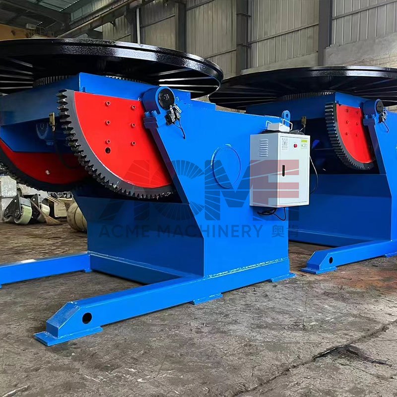 Manufacture 100Kg Welding Positioner Turning Table Adjustable Stand 5 Ton Welding Positioner
