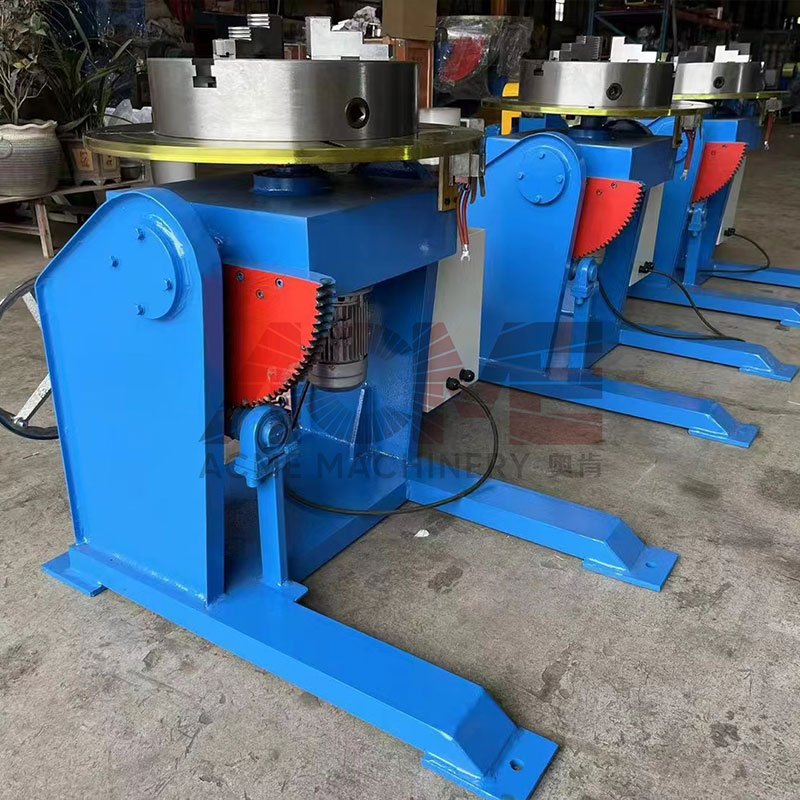 Manufacture 100Kg Welding Positioner Turning Table Adjustable Stand 5 Ton Welding Positioner