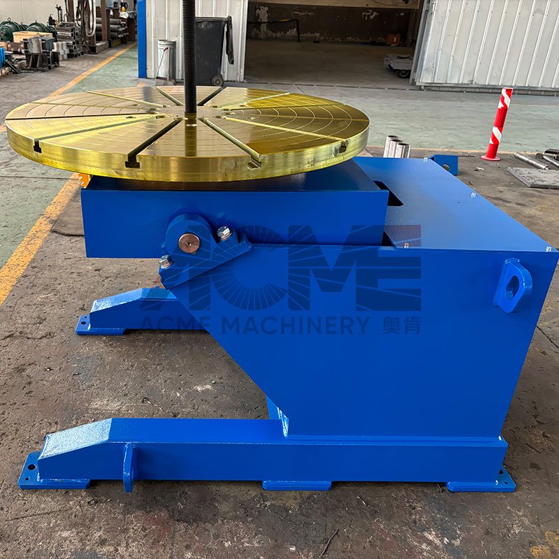 Manufacture 100Kg Welding Positioner Turning Table Adjustable Stand 5 Ton Welding Positioner