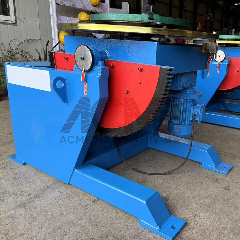 Manufacture 100Kg Welding Positioner Turning Table Adjustable Stand 5 Ton Welding Positioner