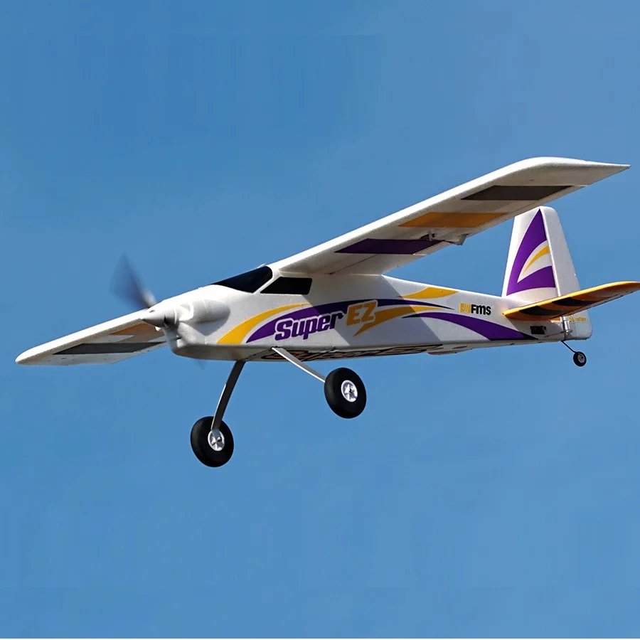 FMS 1220mm (48") Super EZ RC Trainer Aircraft Ranger EPO 4CH Radio Control Fixed Wing Model Outdoor Entry Level