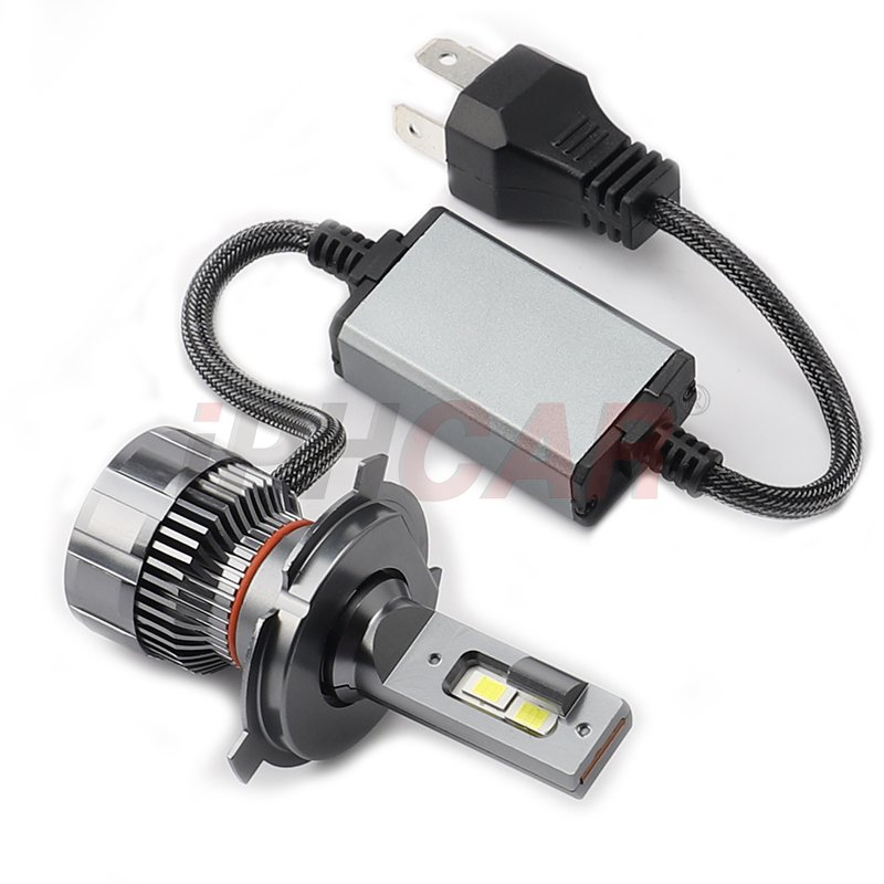 IPHCAR Automotive Lighting Car LED Headlight Bulb T3 H4 H1 H3 H7 9005 9006 HB3 HB4 H11 9012 880 881 Plug and Play for Motorcycle