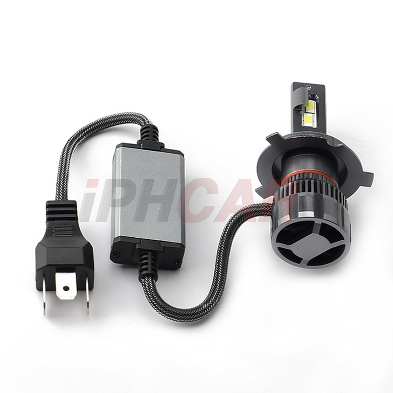 IPHCAR Automotive Lighting Car LED Headlight Bulb T3 H4 H1 H3 H7 9005 9006 HB3 HB4 H11 9012 880 881 Plug and Play for Motorcycle