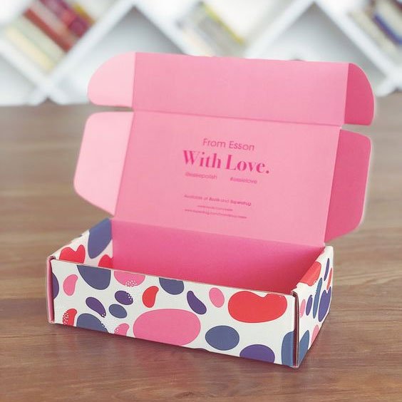 Supplier Private Label Folding Cardboard Mailer Box Custom Eyelash&Cosmetic Corrugated Gift Shipping Packaging Paper Mailing Box