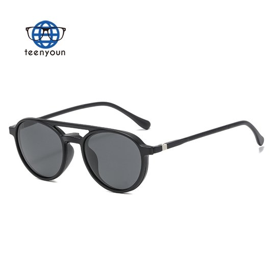 Teenyoun Factory Wholesale Ready Stock Frames Glasses With Sunglasses Polarized Magnetic Clip on Sunglasses for Men