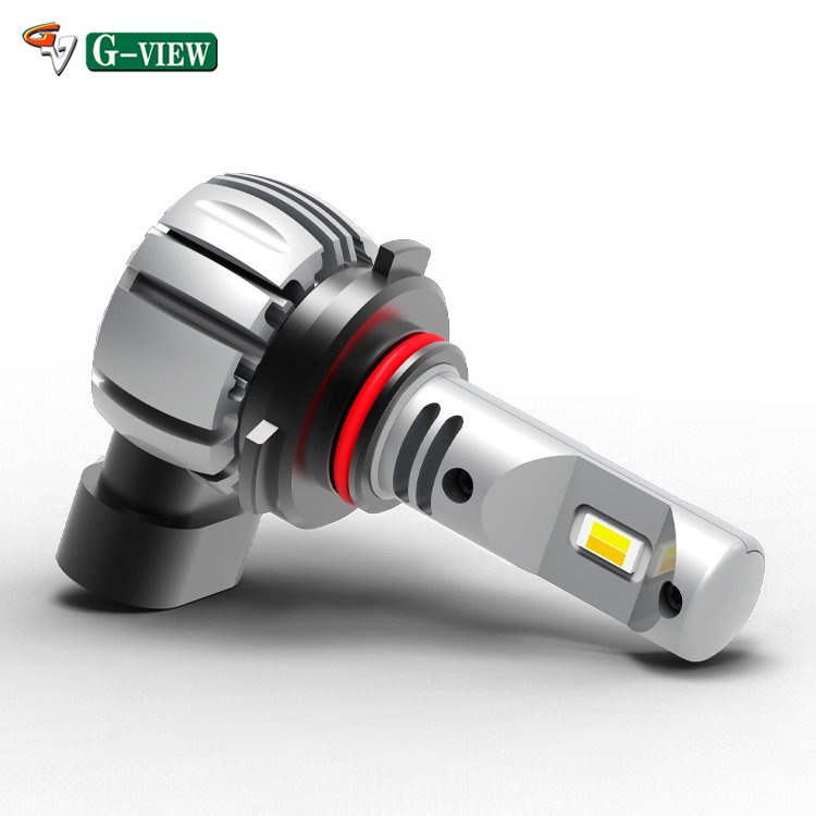 Gview Novel Design GA7035 Fanless Auto Led Fog Lights Tricolors Car Led Bulbs 9005 9006 Led Headlight Bulbs for Car Accessories