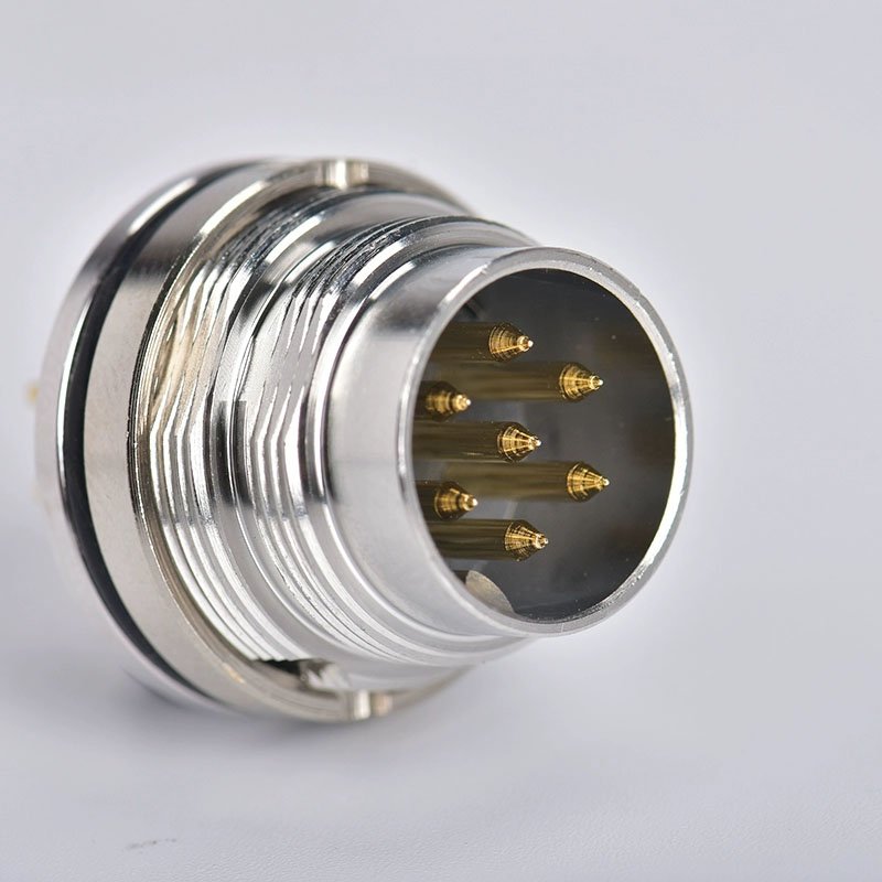 PCB panel M16 Aviation plug Aviation socket Male/female 234567812-19-core metal waterproof connector