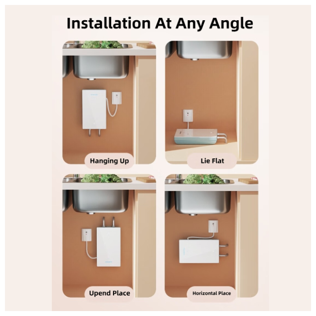 Factory Price Constant Temperature Tankless Electric Hot Water Heater for Rv Car Outdoor Garage Shower Kitchen Bathroom