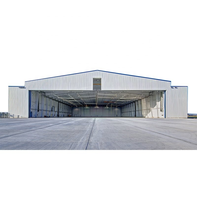 insulated prefab steel building kits for Private airplane hangars / Aircraft maintenance House